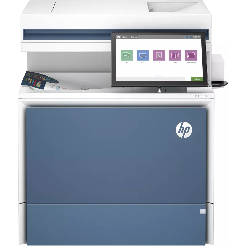 HP Color LaserJet Enterprise Flow MFP 5800zf printeris, lāzeris, krāsu druka, 1200 x 1200 DPI, A4, tiešā druka, balts