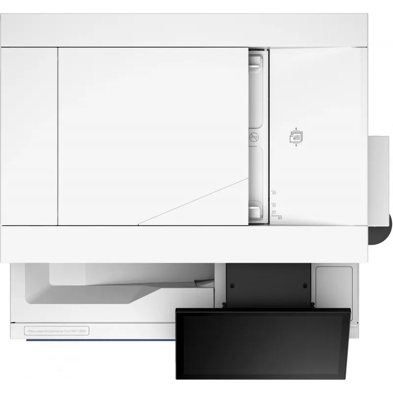 HP Color LaserJet Enterprise Flow MFP 5800zf printeris, lāzeris, krāsu druka, 1200 x 1200 DPI, A4, tiešā druka, balts