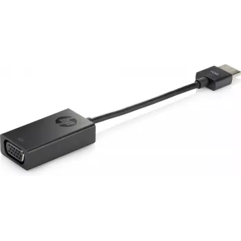 HP HDMI uz VGA adapteris, 0,045 m, HDMI, VGA (D-Sub), vīrišķais, sievišķais, melns