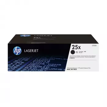 HP 25X augstas ietilpības melns oriģināls LaserJet tonera kārtridžs