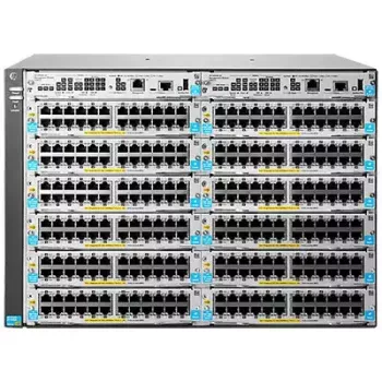Tīkla šasija HP 5412R zl2 statnes šasija ar 12 moduļu slotiem, atbalsta līdz 96 10GbE vai 288 10/100/1000 pieslēgvietām (J9822A)