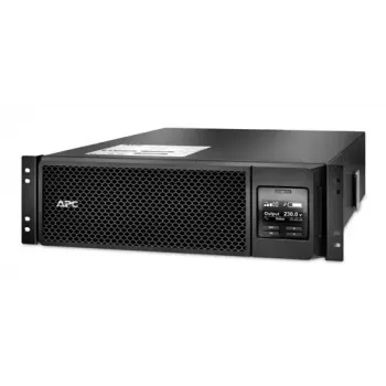 APC Smart-UPS On-Line, 5kVA, Rackmount 3U, 230V, 6x C13+4x C19 IEC ligzdas, tīkla karte, pagarināts darbības laiks, ar sliežu komplektu, 6 gadu garantija