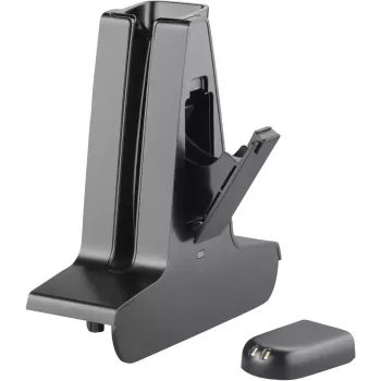 POLY Savi 8245 Deluxe Cradle ar bateriju, telefona montāžas statīvs, melns