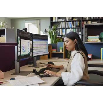 HP Poly Poly Voyager Free 60+ UC Melns skārienekrāna uzlādes futrālis priekš BT700 USB-A adaptera