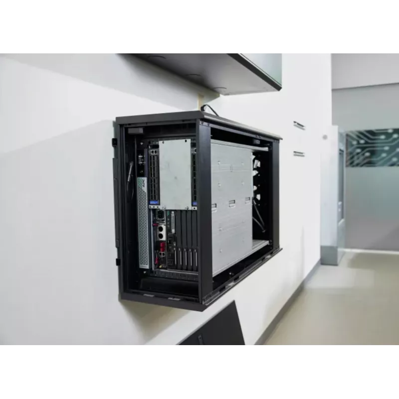 APC NetShelter 6U zema profila sienas stiprinājuma plauktu korpusa skapis 230 V servera dziļums