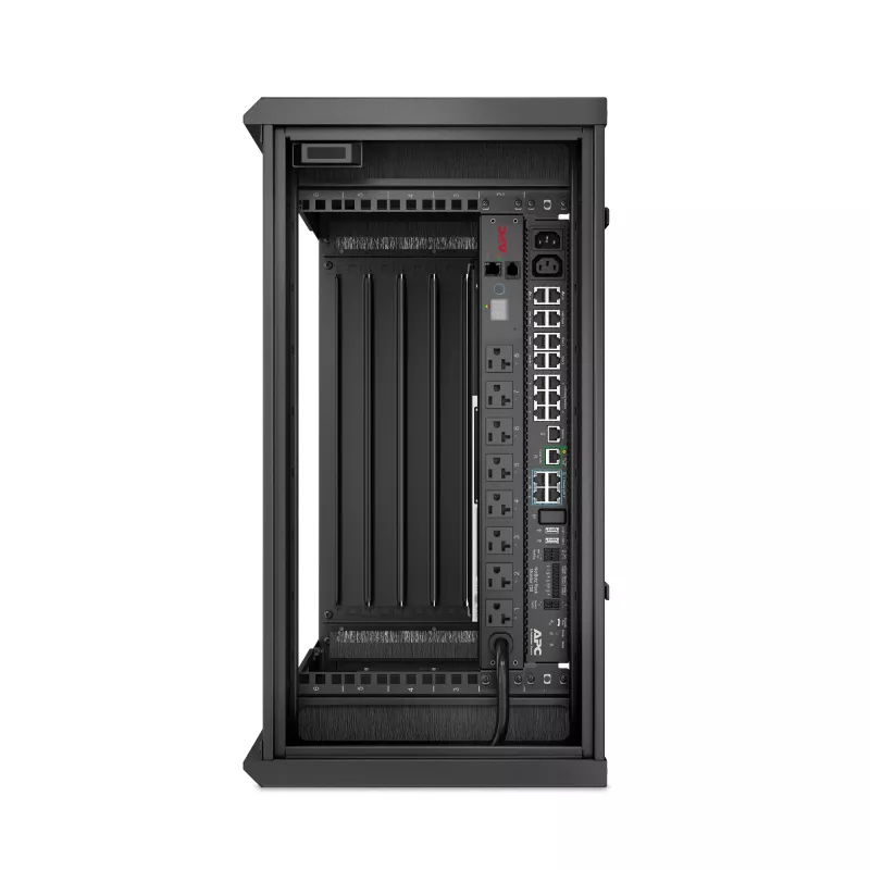 APC NetShelter 6U zema profila sienas stiprinājuma plauktu korpusa skapis 230 V servera dziļums