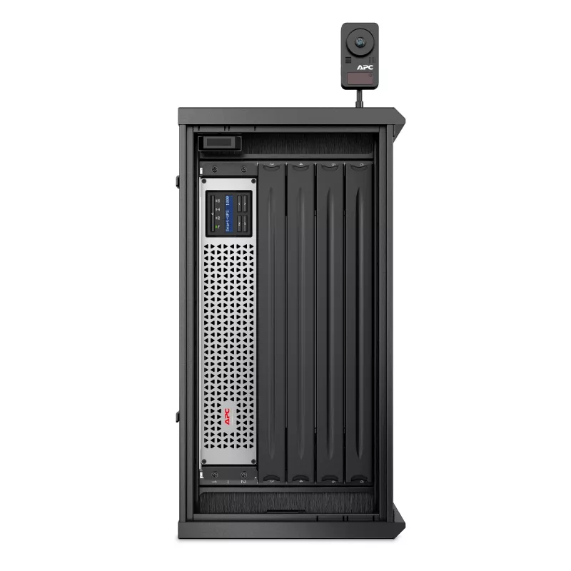 APC NetShelter 6U zema profila sienas stiprinājuma plauktu korpusa skapis 230 V servera dziļums
