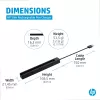HP plāns uzlādējamais pildspalvas lādētājs, iekštelpu, USB, 0,15 m, melns