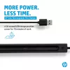 HP plāns uzlādējamais pildspalvas lādētājs, iekštelpu, USB, 0,15 m, melns