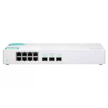 QNAP QSW-308S tīkla komutators Nevadāms Gigabit Ethernet (10/100/1000) Balts
