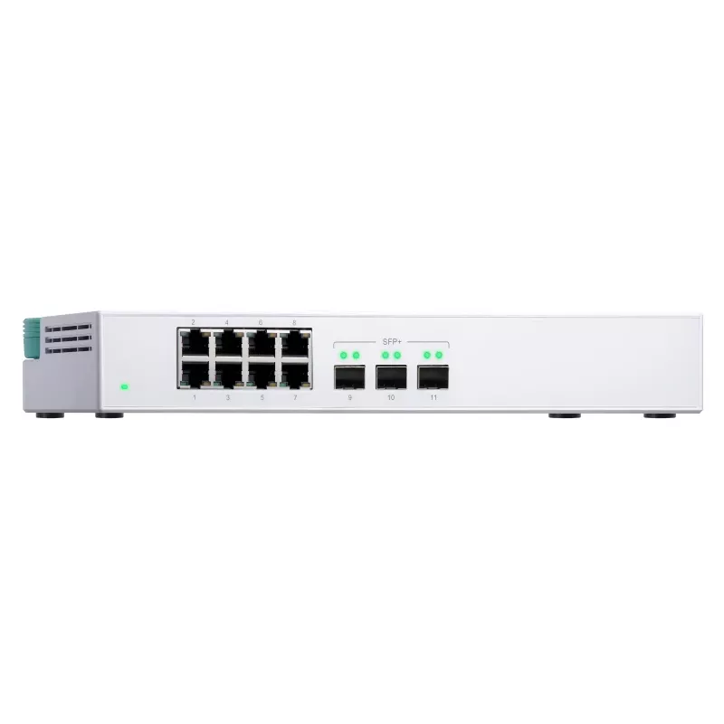 QNAP QSW-308S tīkla komutators Nevadāms Gigabit Ethernet (10/100/1000) Balts