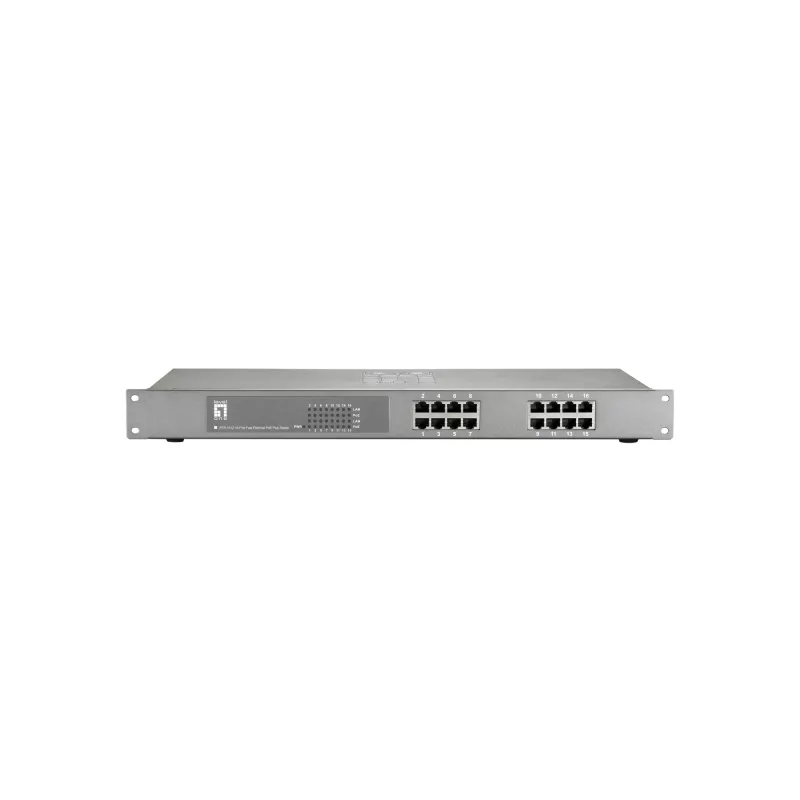 Nepārvaldāms slēdzis LevelOne FEP-1612 16-Port Fast Ethernet PoE