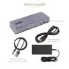 StarTech.com DK31C3MNCRUE klēpjdatora dokstacija / portu replikators Vadu USB 3.2 Gen 2 (3.1 Gen 2) Type-C