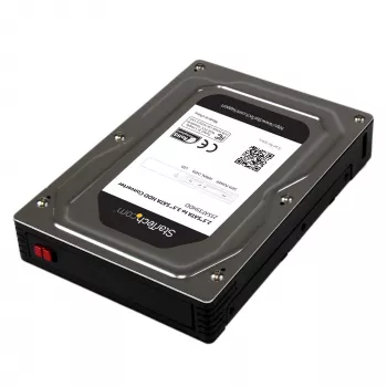 StarTech.com 2.5” uz 3.5” SATA alumīnija cietā diska adaptera korpuss ar SSD / HDD augstumu līdz 12,5 mm