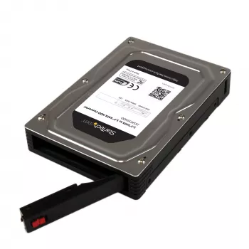 StarTech.com 2.5” uz 3.5” SATA alumīnija cietā diska adaptera korpuss ar SSD / HDD augstumu līdz 12,5 mm