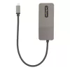 StarTech.com 3 portu USB-C MST centrmezgls — USB Type-C uz 3x HDMI vairāku monitoru adapteris klēpjdatoram — Trīskāršs HDMI līdz 4K 60 Hz ar DP 1.4 Alt režīmu un DSC — HDR — 1 pēdas (30 cm) kabelis — Tikai Windows