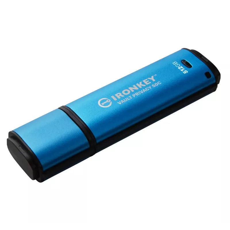 Kingston Technology IronKey 512GB USB-C Vault Privacy 50C AES-256 šifrēts, FIPS 197