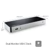 StarTech.com Dual Monitor USB C Docking Station ar 60 W Power Delivery Windows klēpjdatoriem - USB C uz HDMI/DVI dokstacija - USB 3.1 Gen 1 Type C dokstacija ar uzlādi - Thunderbolt 3 saderīga