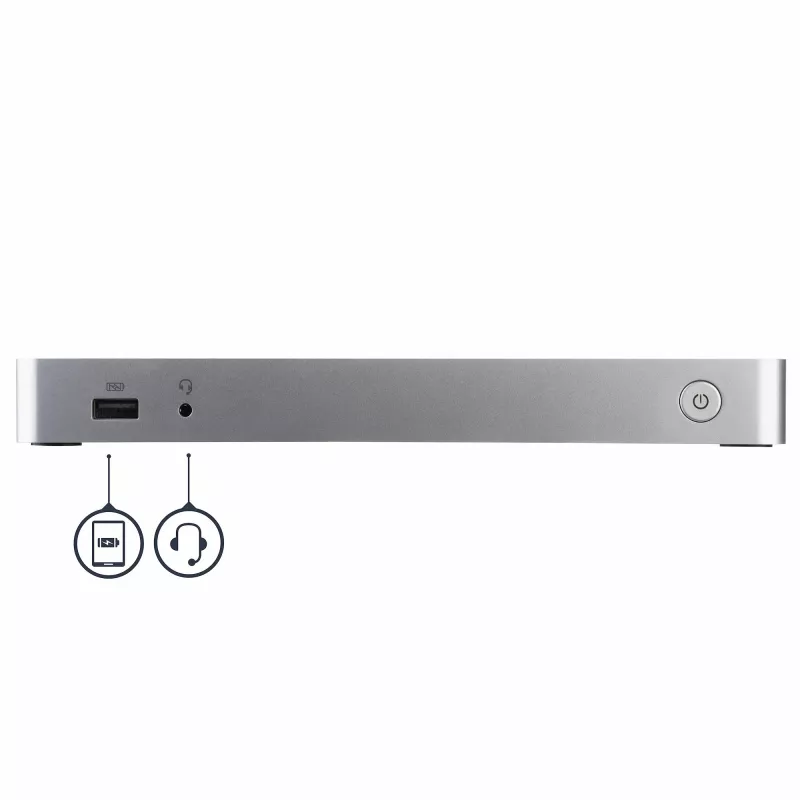 StarTech.com Dual Monitor USB C Docking Station ar 60 W Power Delivery Windows klēpjdatoriem - USB C uz HDMI/DVI dokstacija - USB 3.1 Gen 1 Type C dokstacija ar uzlādi - Thunderbolt 3 saderīga