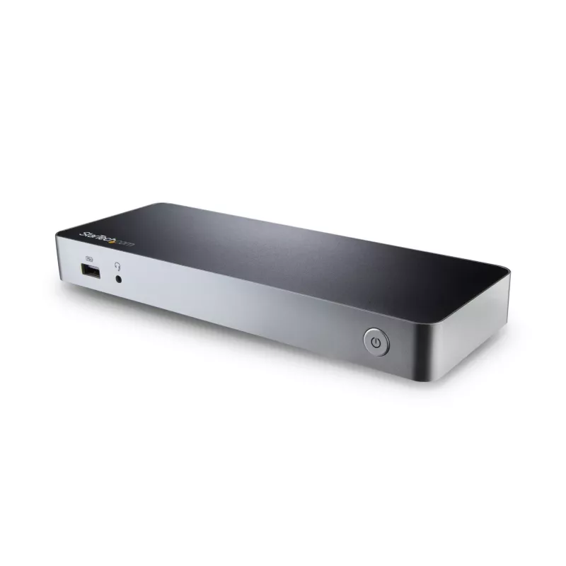 StarTech.com Dual Monitor USB C Docking Station ar 60 W Power Delivery Windows klēpjdatoriem - USB C uz HDMI/DVI dokstacija - USB 3.1 Gen 1 Type C dokstacija ar uzlādi - Thunderbolt 3 saderīga