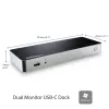 StarTech.com Dual Monitor USB C Docking Station ar 60 W Power Delivery Windows klēpjdatoriem - USB C uz HDMI/DVI dokstacija - USB 3.1 Gen 1 Type C dokstacija ar uzlādi - Thunderbolt 3 saderīga