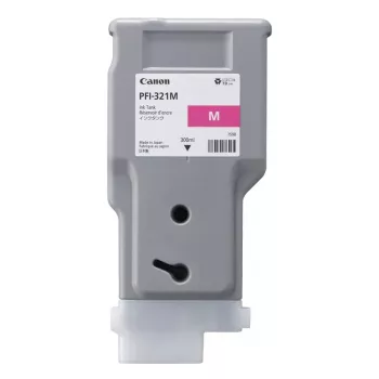 Canon PFI-321 M tintes kasetne 1 gab. Oriģināla Standarta ietilpība Fuksīna krāsa