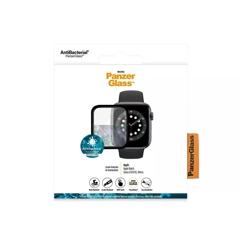 PanzerGlass ® Apple Watch Series 4 | 5 | 6 | SE 44mm | Ekrāna aizsargstikls