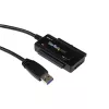 StarTech.com SATA uz USB kabelis - USB 3.1 (10Gbps) - UASP, melns, Aktivitāte, Barošana, CE, FCC, ASMedia - ASM1351, 12 V, 0 - 60 °C