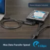 StarTech.com SATA uz USB kabelis - USB 3.1 (10Gbps) - UASP, melns, Aktivitāte, Barošana, CE, FCC, ASMedia - ASM1351, 12 V, 0 - 60 °C