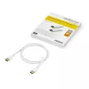 StarTech.com 3 pēdu (1 m) plāns HDMI 2.0 kabelis, elastīgs Premium sertificēts HDMI vads ar Ethernet, UHD 4K 60Hz HDR10, izturīgs aramīda šķiedras dizains ar TPE apvalku, balts