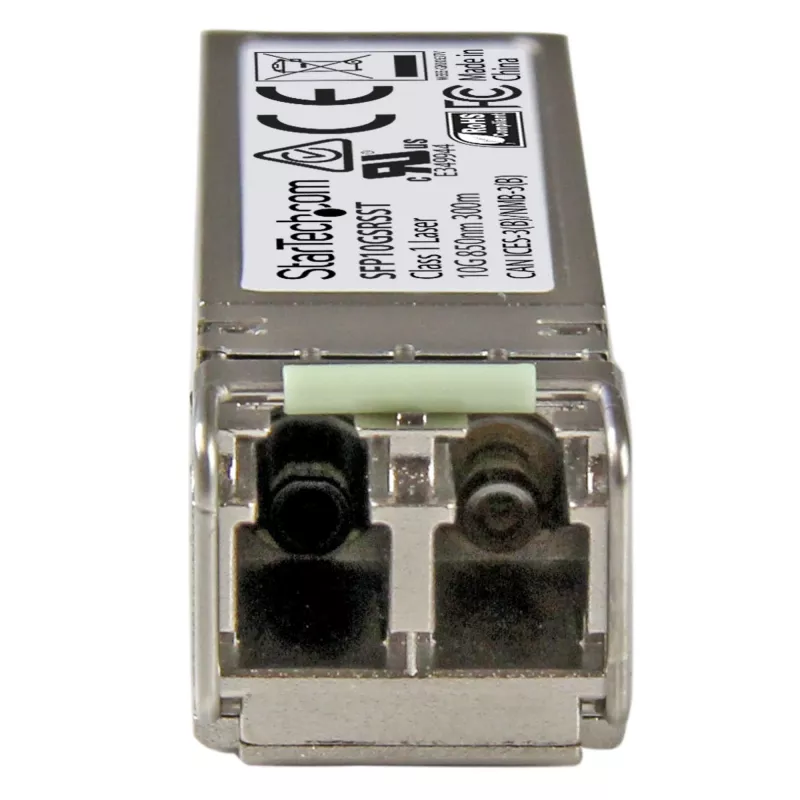 StarTech.com Cisco SFP-10G-SR-S saderīgs SFP+ raiduztvērēja modulis - 10GBASE-SR ~ Cisco SFP-10G-SR-S saderīgs SFP+ modulis - 10GBASE-SR - 10 GbE daudzmodu optiskās šķiedras (MMF) optiskais raiduztvērējs - 10GE Gigabit Ethernet SFP+ - LC 300 m - 850 nm - DDM Cisco Firepower, ASR9000, C9300