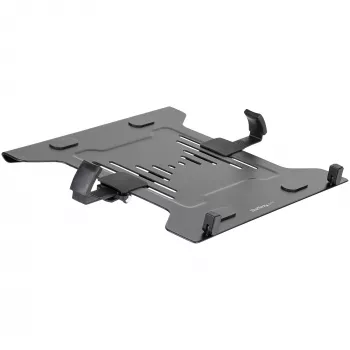 StarTech.com VESA klēpjdatora paliktnis - regulējams monitora statīva klēpjdatora paliktnis nostiprina piezīmjdatorus (4,5 kg / 9,9 lb) - 75x75 & 100x100 VESA montāžas atveres - ventilējams - monitoru galda stiprinājumiem/statīviem