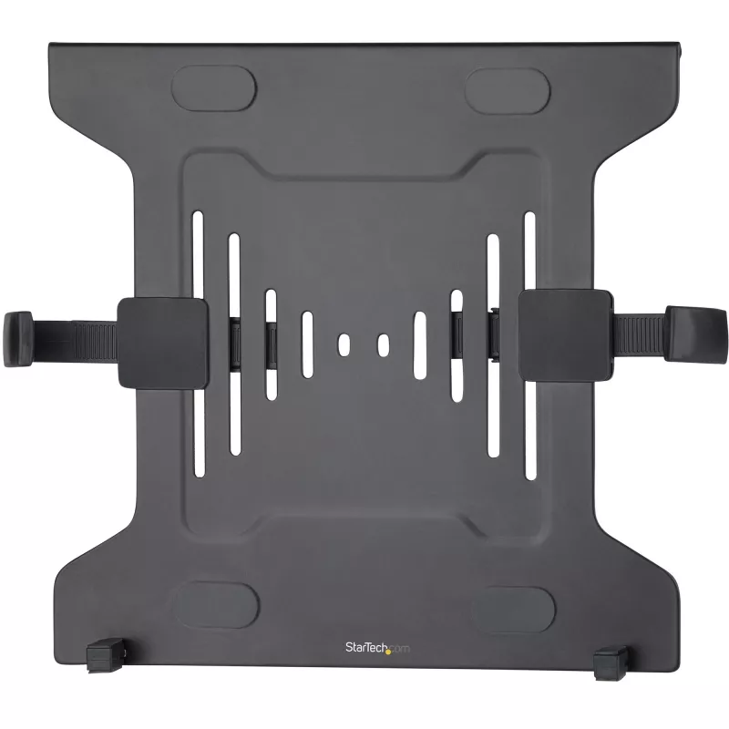 StarTech.com VESA klēpjdatora paliktnis - regulējams monitora statīva klēpjdatora paliktnis nostiprina piezīmjdatorus (4,5 kg / 9,9 lb) - 75x75 & 100x100 VESA montāžas atveres - ventilējams - monitoru galda stiprinājumiem/statīviem