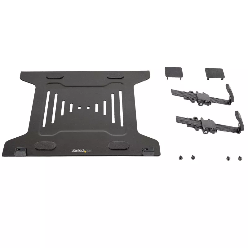 StarTech.com VESA klēpjdatora paliktnis - regulējams monitora statīva klēpjdatora paliktnis nostiprina piezīmjdatorus (4,5 kg / 9,9 lb) - 75x75 & 100x100 VESA montāžas atveres - ventilējams - monitoru galda stiprinājumiem/statīviem
