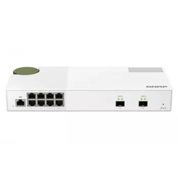QNAP QSW-M2108-2S tīkla slēdzis Pārvaldīts L2 2.5G Ethernet (100/1000/2500) Pelēks