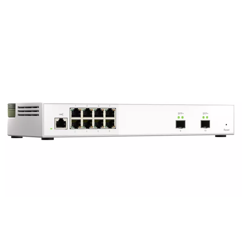 QNAP QSW-M2108-2S tīkla slēdzis Pārvaldīts L2 2.5G Ethernet (100/1000/2500) Pelēks