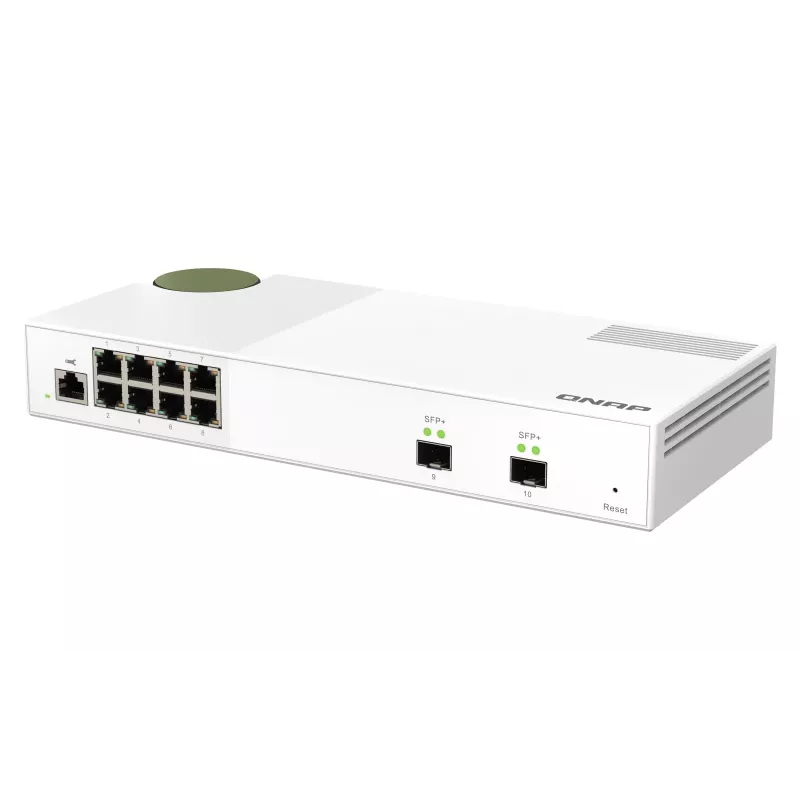 QNAP QSW-M2108-2S tīkla slēdzis Pārvaldīts L2 2.5G Ethernet (100/1000/2500) Pelēks