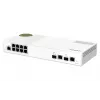 QNAP QSW-M2108-2C tīkla komutators pārvaldāms L2 2.5G Ethernet (100/1000/2500) pelēks, balts