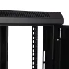 StarTech.com 2 statņu 6U sienas montāžas tīkla skapis ar 1U plauktu, 19 collu pie sienas stiprināms serveru statīvs datu/tīkla/AV/elektronikas/datoru aprīkojumam, mazs ventilējams statīvu korpuss