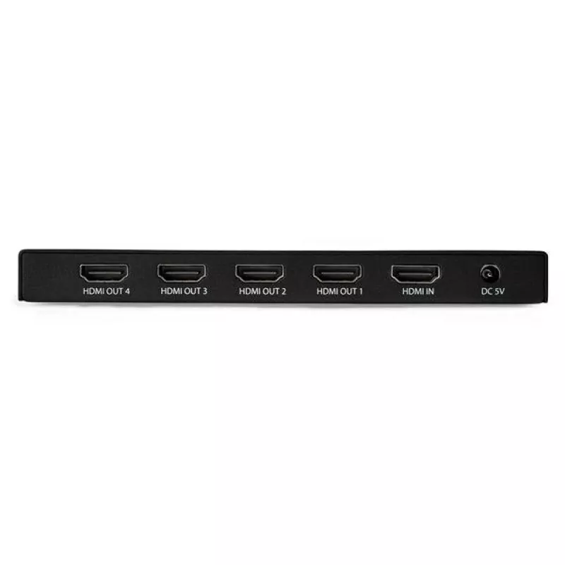 StarTech.com 4-Port HDMI Splitter - 4K 60Hz, HDMI, 4x HDMI, 3840 x 2160 pikseļi, Melns, 4K Ultra HD, 60 Hz