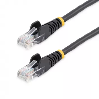 StarTech.com Cat5e komutācijas kabelis ar neaizķeramiem RJ45 savienotājiem - 5 m, melns
