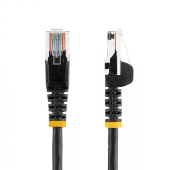 StarTech.com Cat5e komutācijas kabelis ar neaizķeramiem RJ45 savienotājiem - 5 m, melns