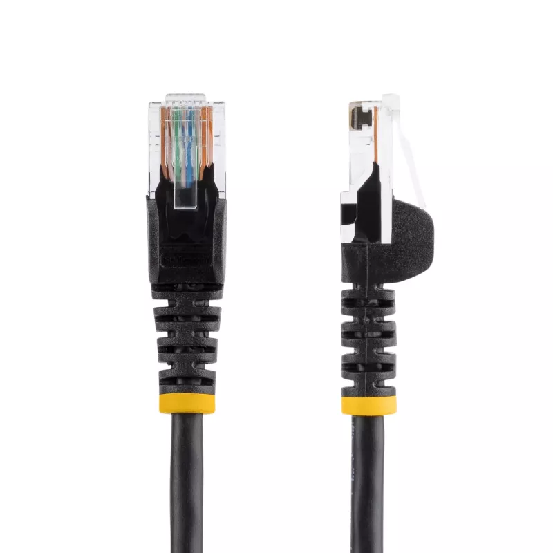 StarTech.com Cat5e komutācijas kabelis ar neaizķeramiem RJ45 savienotājiem - 5 m, melns