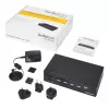 StarTech.com 4 portu HDMI KVM slēdzis - USB 3.0 - 1080p, 1920 x 1080 pikseļi, statīva montāža, melns