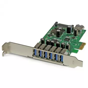 StarTech.com 7 portu PCI Express USB 3.0 karte - standarta un zema profila dizains