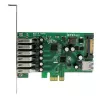 StarTech.com 7 portu PCI Express USB 3.0 karte - standarta un zema profila dizains