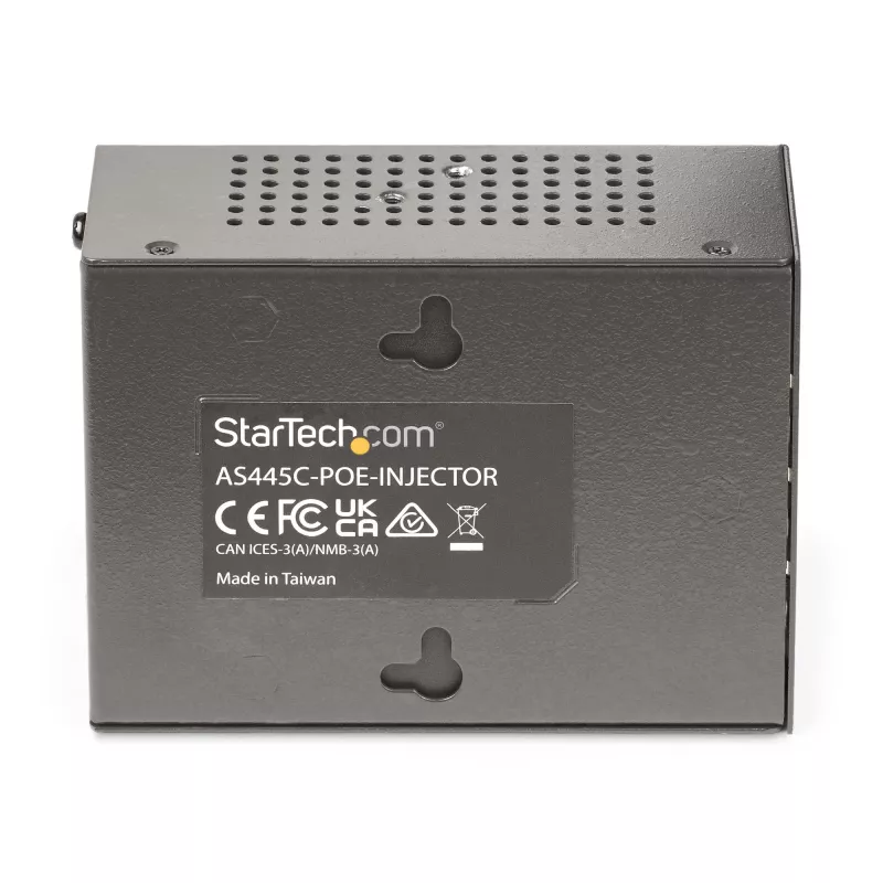 StarTech.com 4 portu multi-gigabitu PoE++ inžektors, 5/2,5/1G Ethernet (NBASE-T), PoE/PoE+/PoE++ (802.3af/802.3at/802.3bt), 160 vatu jaudas budžets, piestiprināms pie sienas/DIN sliedes, nepārvaldāms