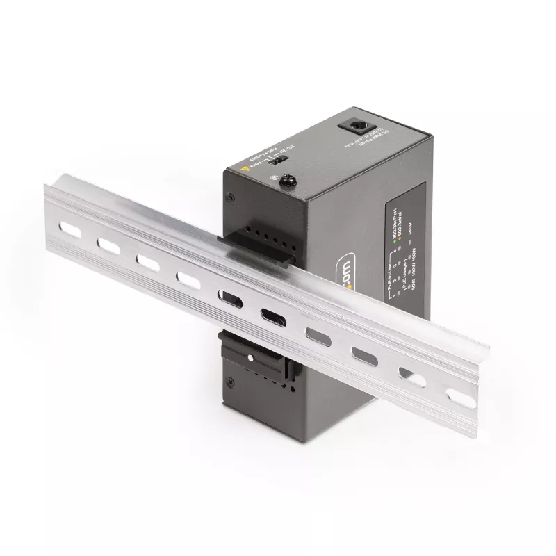 StarTech.com 4 portu multi-gigabitu PoE++ inžektors, 5/2,5/1G Ethernet (NBASE-T), PoE/PoE+/PoE++ (802.3af/802.3at/802.3bt), 160 vatu jaudas budžets, piestiprināms pie sienas/DIN sliedes, nepārvaldāms