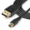 StarTech.com 3 pēdas (1 m) VESA sertificēts Mini DisplayPort–DisplayPort 1.4 kabelis – 8K 60 Hz HBR3 HDR – Super UHD mDP–DP 1.4 vads – plāns (34 AWG) Ultra HD 4K 120 Hz – monitors/video kabelis