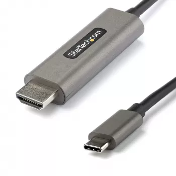 StarTech.com 4 m USB-C uz HDMI kabelis 4K 60 Hz ar HDR10 - Ultra HD USB Type-C uz 4K HDMI 2.0b video adaptera kabelis - USB-C uz HDMI HDR monitora/displeja pārveidotājs - DP 1.4 Alt Mode HBR3